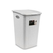 Koš za perilo 50l Elegance, bel 
