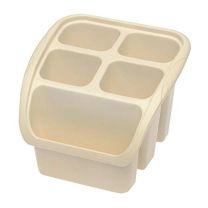 Odcejalnik za pribor 16x16x12cm krem