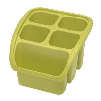 Odcejalnik za pribor 16x16x12cm zelen