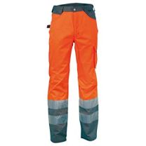 Hlače Hi-Vis Ray št.54 (oranžne z odsevnimi trakovi)