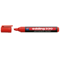 Marker permanentni E-330  1-5 rdeč 002