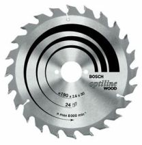 List les 160x20/16x1,8mm 24 zob za krožno žago– BOSCH