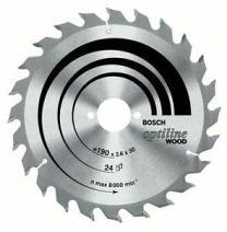 List les 160x20/16x2,6mm 24 zob za krožno žago– BOSCH