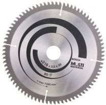 List večnamenski 216x30x2,5mm 80 zob za krožno žago– BOSCH