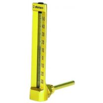 TERMOMETER 1675 KOTNI H=150mm  BSP 1/2" L= 63mm  0°C/+120°C  aluminij