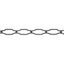 DEKORATIVNA VERIGA jeklo 30X14mm ČRNA 40M 26,0 x 14,0 x 2,2 mm