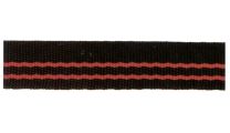 Trak  črno-rdeč 24mmx 50 m