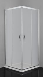 KABINA TUŠ M90C 90x90x190, 5mm,mat, krom profil, kvadratna