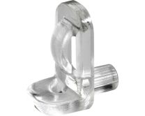 Nosilec steklenih polic FI5mm, za debelino max.6mm, (Pak=8kos) 