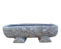 Korito betonsko deblo veliko 80x25x40cm, 60kg, št.271 El.