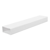 Kanal prezračevalni pravokotni 110x55x500mm, bel