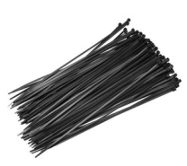 Vezica UV odporna črna 250x3,6mm - 100 kos