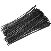 Vezica UV odporna črna 200x4,8mm - 100 kos