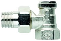 ZAKLJUČEK RADIATORSKI KOTNI 1/2" DN15 mm HEIMEIER, Regutec