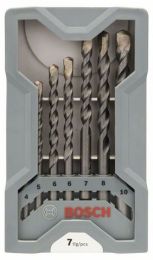 7-delni Robust Line set svedrov za beton CYL-3, 4; 5; 6; 6; 7; 8; 10 mm 4/1