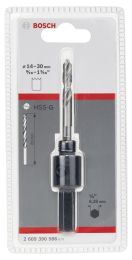 Adapter šestrobni 1/4" za krone fi 14-30mm– BOSCH