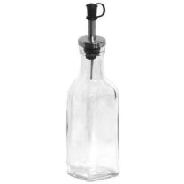Steklenica za olje z livčkom, štirioglata, 300ml  

