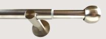 Karnisa antik optik FI19/16mm, dolžina 130-240cm, izvlečna, 1-tirna, inox