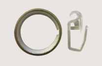 Obroček FI19mm za karniso antik optik, inox