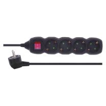 Podaljšek s stikalom 4V/3m 3x1,5mm2 ČRN