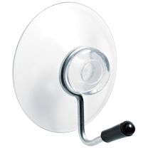Obešalo dekorativno D45x45x25mm, plastično transparent (Pak=4kos) 
