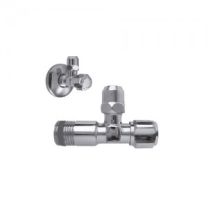 VENTIL KOTNI 1/2'' - 3/8'' P-IX 794/IA samotesnilni/teflon  BENKISER, 7303814