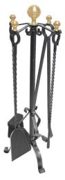 Pribor za kamin 4-delni, 70cm