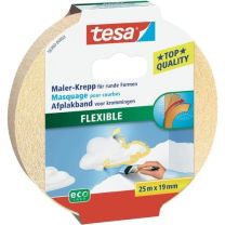Trak zaščitni lepilni za zaokrožitve Masking Tape Curves, 25m x 25mm 
