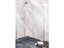 Steklo fiksno YOUNG, krom 95-97x195cm (D11100) SANOTECHNIK