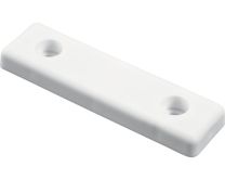 Drsnik plastični 5x14x50mm, vijačni, beli (Pak=8kos) 
