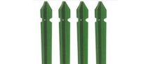 STEBERIČEK T KOVINSKI 125CM, ZELEN PLASTIFICIRAN