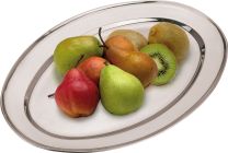 PLADENJ OVAL INOX 45X29CM  KOP.