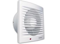 VENTILATOR STYL d100 S-P beli z loputo100 m3/h, 40 dB, 220 V, 15 W, 2650 n1 IP:X 4