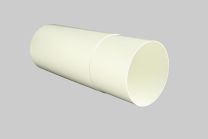 Teleskopski kanal, 2-delni, fi  125 za montažo rešetke/mreže ali rešetke/ventilatorja, za debeline sten do 480 mm, bele barve