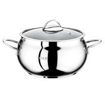 KOZICA S POKROVOM 2-R INOX FI22X13CM 5L NA INDUKCIJO TREBUŠASTA OMS