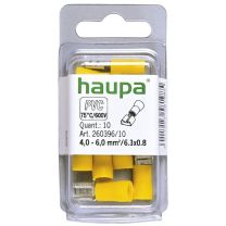 Natični kontakti izolirani 4,0-6,0/6.3x0.8 PVC 10/1
