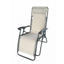 Stol-ležalnik luksuzni Relax bež Daj.
