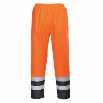 Hlače dvobarvne PW Hi-Vis Traffic št.M - oranžn