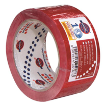 Trak lepilni rdeč 50mm x 66m (PP36) VA