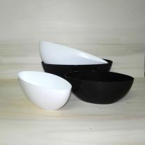 Posoda oval za aranžiranje bela 30cm Dion.