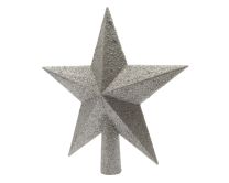 Zvezda božična srebrna 19 cm Kaem.