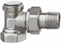 ZAKLJUČEK RADIATORSKI KOTNI 1/2" DN15 mm HEIMEIER, Regutec