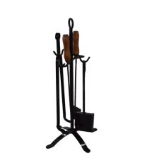 Pribor za kamine 4-delni, V=60cm, Š=23cm Mini