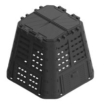 Kompostnik Composter 480 L črn ( 933 x 933 x 800 mm )