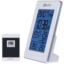 Meteorološka postaja z zunanjo enoto (temp., tlak, napoved, alarm)