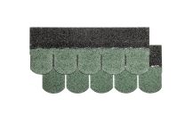 SKODLA BITUMENSKA NUMBER ONE BOBROVEC ZELENA, 3m2/paket, 54 pak/pal, Iko