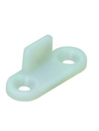 Vodilni drsnik za drsna vrata plastično belo