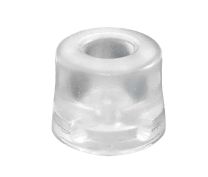 Zaustavljalec vrat FI30x25mm, plastičen, vijačni, prozoren