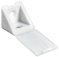 Kotnik vezni, kotni 22x22x24mm, PVC, beli 