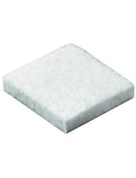 Drsnik samolepilni 25x25x5mm, beli (Pak=50kos) 